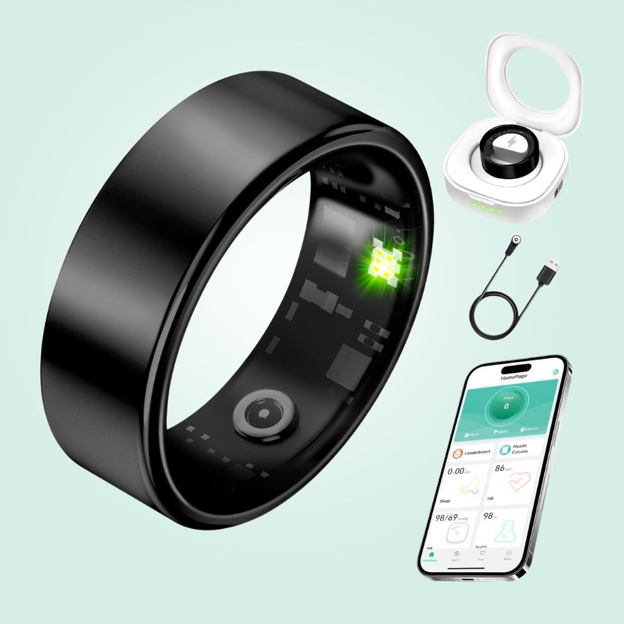 Smart Ring Fitness & Health Tracker Pro