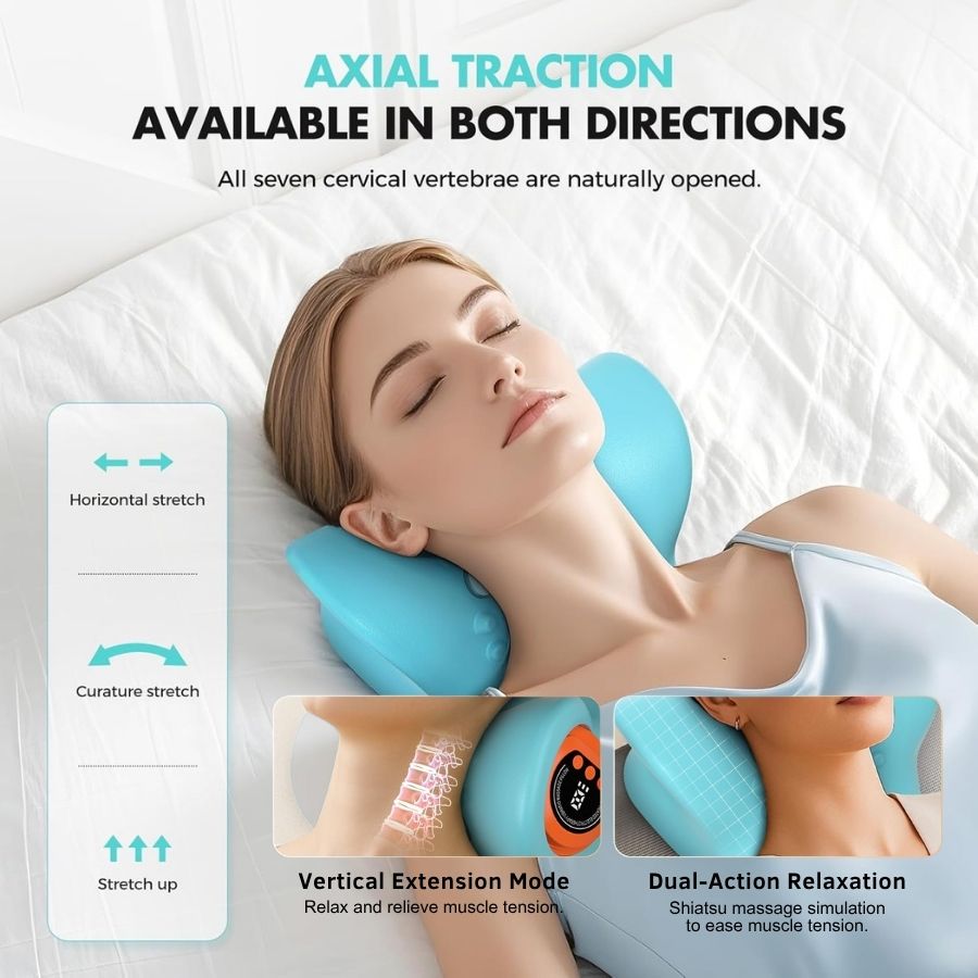 CerviCalm™ Therapeutic Neck Massager for Deep Tissue Pain Relief Pro