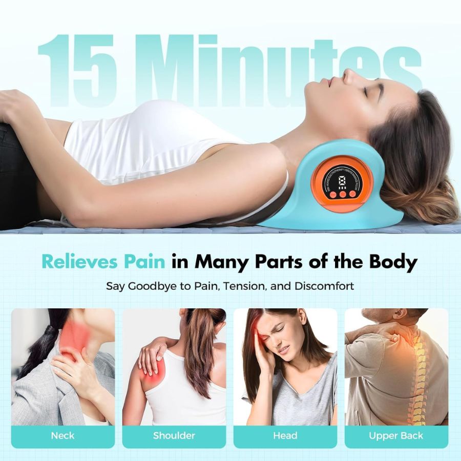 CerviCalm™ Therapeutic Neck Massager for Deep Tissue Pain Relief Pro