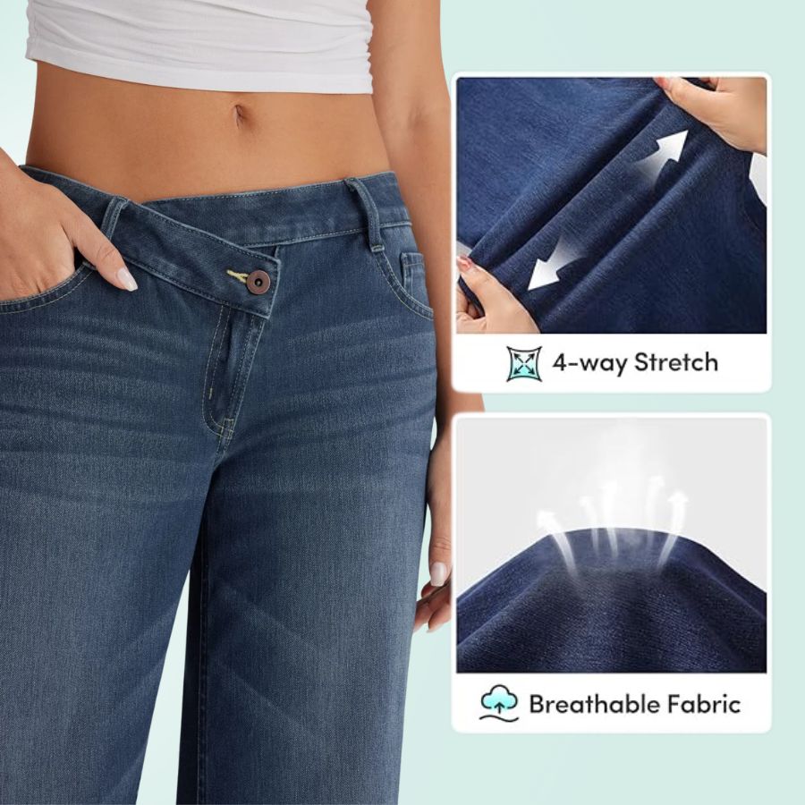 Serivena FlexFit™ Asymmetric Low-Rise Jean