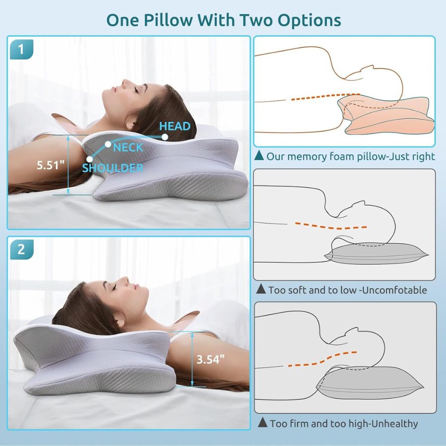 Premium Contour Relief Pillow - Resort Edition