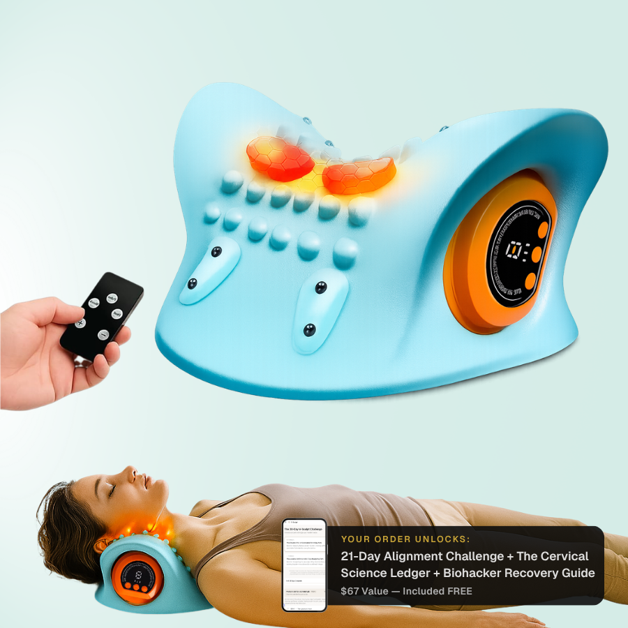 CerviCalm™ Therapeutic Neck Massager for Deep Tissue Pain Relief.