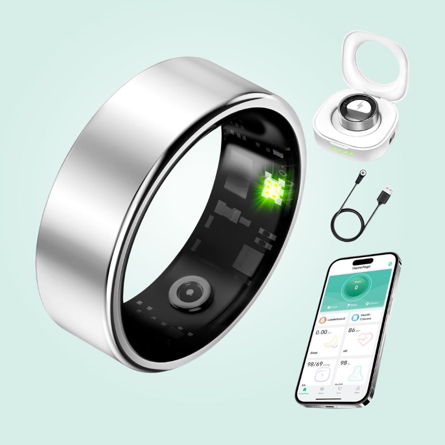 Smart Ring Fitness & Health Tracker Pro
