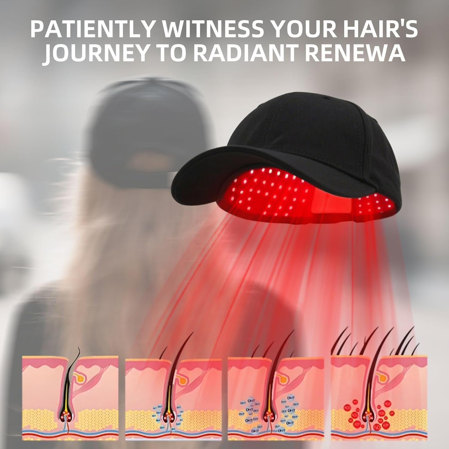 Enhanced Hair Regrowth Laser Cap