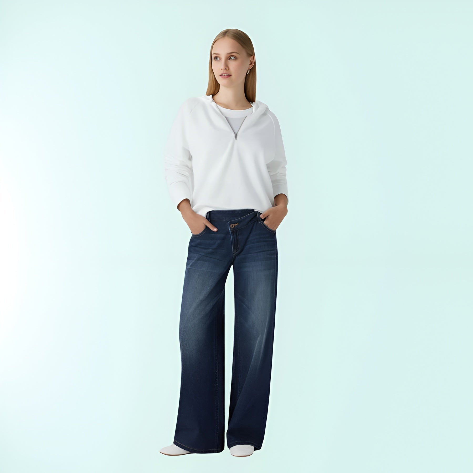 Serivena FlexFit™ Asymmetric Low-Rise Jean