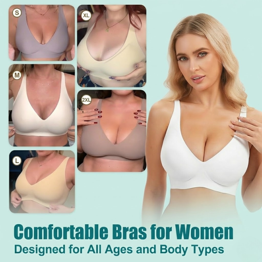 Serivena Vela™ Seamless Wireless Lift Bra