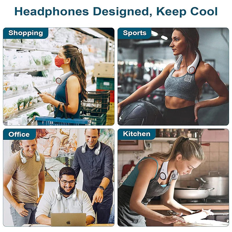 Serivena Hands-Free Cooling Bladeless Neck Fan