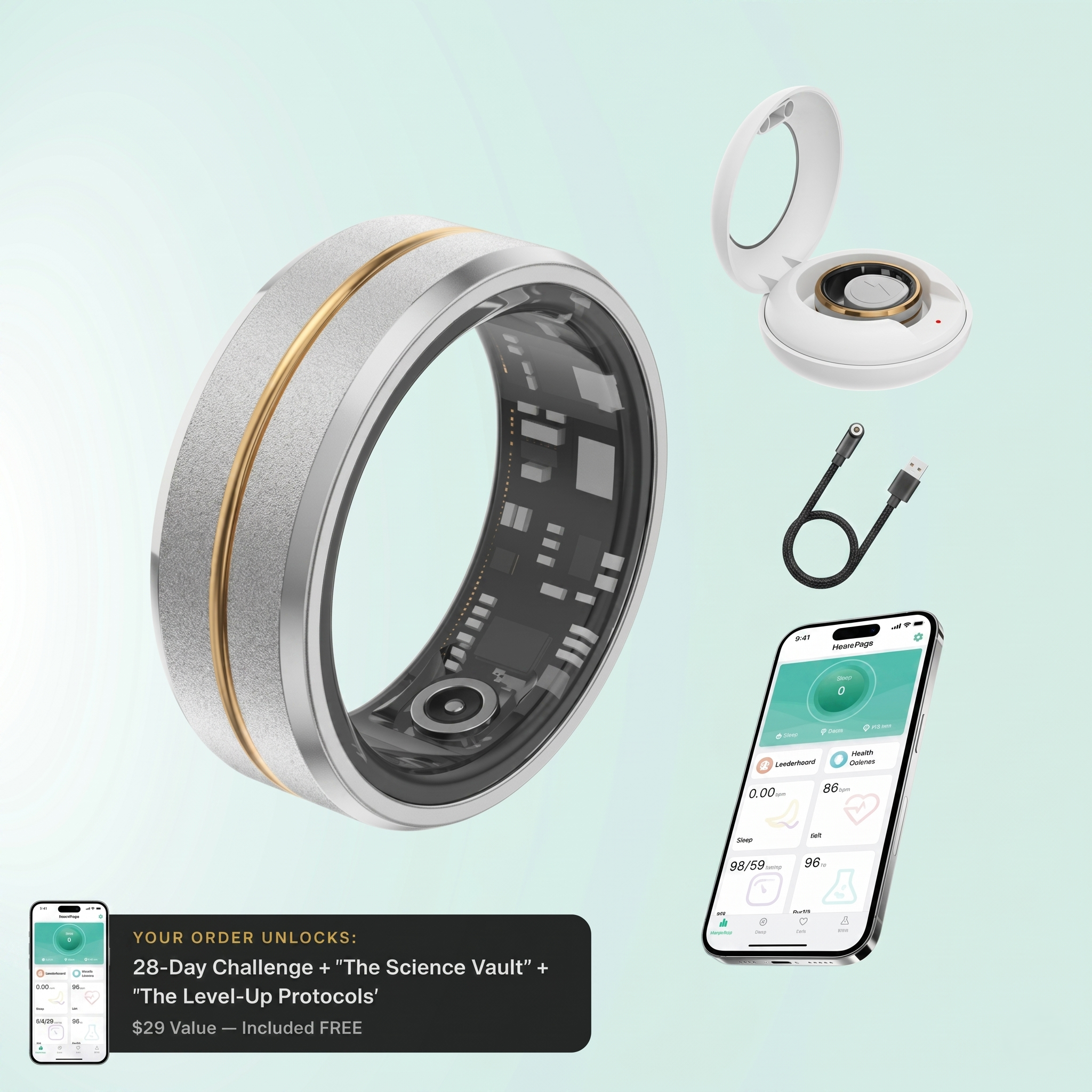 Serivena Circadia™ Smart Ring.